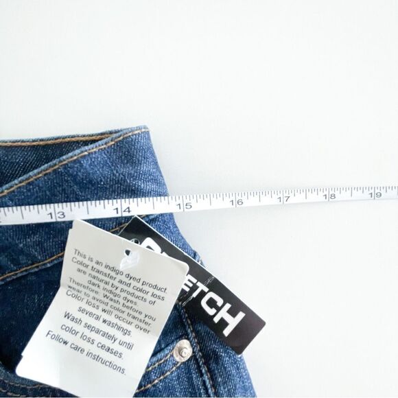 Rockies Slim Low Rise Jeans Charleston Blue Stretch Women's 6 Long NWT - Picture 6 of 11